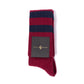 Kniestrumpf "College Stripe" aus einer Kaschmirmischung