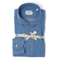Sporthemd aus leichtem "Vintage Prewashed" Baumwoll-Denim - Linea Passion