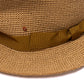SUPERDUPER x MJ:  Hut "HOBO Strap" aus Raffia Crochet Straw - Handarbeit