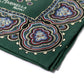Gemustertes Pochette aus reiner englischer Seide - Handrolliert