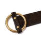 Gürtel "Ring-Belt" Sattelleder - Handarbeit