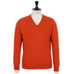 Pullover "Oxton Vee" aus feinem schottischen 1 Ply-Kaschmir