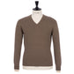 Pullover "Oxton Vee" aus feinem schottischen 1 Ply-Kaschmir