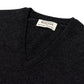 Pullover "Oxton Vee" aus feinem schottischen 1 Ply-Kaschmir
