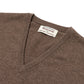 Pullover "Oxton Vee" aus feinem schottischen 1 Ply-Kaschmir