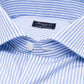 Gestreiftes Hemd aus reiner Baumwolle "Poplin Alumo" - Collo Eduardo
