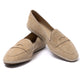 Baudoin & Lange x MJ: Banus-Loafer "Espadrille Luxe" aus Kalbsvelours - Handmade