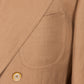 Edizione Speciale: Blazer "Sabbia di Positano" aus Wolle und Leinen von Fox Brothers - reine Handarbeit