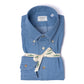Sporthemd aus leichtem "Vintage Prewashed" Baumwoll-Denim - Linea Passion