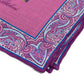 Einstecktuch "Paisley Incrati" aus Baumwolle, Seide und Leinen - Handrolliert
