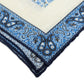 Pocket Square "Fiori Sparsi" made of Cotton, Silk and Linen - Hand-rolled