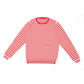 Rundhals-Pullover "Somerset Stripe" aus reiner Baumwolle