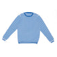 Rundhals-Pullover "Somerset Stripe" aus reiner Baumwolle