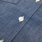Western-Shirt "Short-Sleeve Barn" aus japanischem Baumwoll-Chambray - Japanese Item