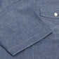 Western-Shirt "Short-Sleeve Barn" aus japanischem Baumwoll-Chambray - Japanese Item