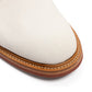 Schuhe "Bob" aus weißem Wildleder - Handarbeit