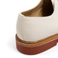Schuhe "Bob" aus weißem Wildleder - Handarbeit