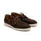 Il Mocassino x MJ: Boat Loafer "Positano" made of Medium Brown Calf Nubuck