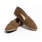 Baudoin & Lange x MJ: Banus-Loafer "Espadrille Luxe" aus Kalbsvelours - Handmade