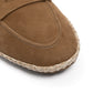 Baudoin & Lange x MJ: Banus-Loafer "Espadrille Luxe" aus Kalbsvelours - Handmade
