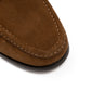 Il Mocassino x MJ: Horsebit Loafer "Via Condotti" aus mittelbraunem Kalbsvelours