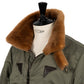 Jacket "B15 Aviator" with Lambskin Collar - Authentic Item