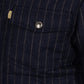 Shirt Jacket "Aspen Western" made of pure wool with down filling—handcrafted