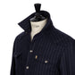Shirt Jacket "Aspen Western" made of pure wool with down filling—handcrafted
