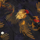 Nipoaloha x MJ: Aloha-Shirt "Cock Fighting" aus reiner Seide - Japanese Item