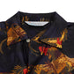 Nipoaloha x MJ: Aloha-Shirt "Cock Fighting" aus reiner Seide - Japanese Item