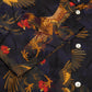 Nipoaloha x MJ: Aloha-Shirt "Cock Fighting" aus reiner Seide - Japanese Item