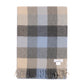 Scarf "Ripple Check Stola" made of pure Scottish Cashmere
