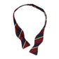 Bow-Tie Schleife "Regimentals" aus reiner Seide - Handarbeit