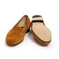 Slipper "Suede Monk" aus Kalbsvelours - Handarbeit