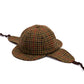 Hut "Deerstalker" aus reiner Wolle - Handmade for Gentlemen