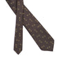 Tie "Art Deco" made of Pure Silk - Seven Fold