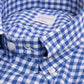 Kariertes Hemd "Sartoriale Sportiva" aus reinem Leinen - Handarbeit