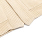 Batoner x MJ: Strickjacke "One Button" aus reiner Baumwolle - Japanese Item