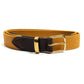 Hardy & Parson x MJ: Gürtel "Suffolk" aus Elastic-Canvas und Sattelleder - Handarbeit