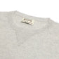 Pullover "Vintage Crew Inset" aus Kaschmir und Leinen