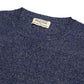 Pullover "Vintage Crew Inset" aus Kaschmir und Leinen