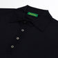 Strickpolo "Julius" aus Wolle und Seide - 14 Gauge Finest Knit