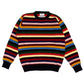 Pullover "Crew-Multistripe" aus reiner Wolle - Original Shetland