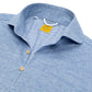 Poloshirt "Maratea" aus Leinen und Baumwolle - Handarbeit