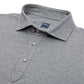 Kurzarm-Polo "Tre" aus melangiertem Baumwoll-Jersey