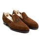 Loafer "X-Croc" aus mittelbraunem Rauhleder - reine Handarbeit