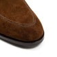 Loafer "X-Croc" aus mittelbraunem Rauhleder - reine Handarbeit