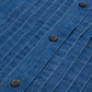 Hemd "Denim Plisse" aus Soft-Baumwolldenim - Handarbeit
