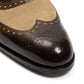 Oxford "Brogue Spectator" aus handgefärbtem Kalbsleder - reine Handarbeit