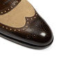 Oxford "Brogue Spectator" aus handgefärbtem Kalbsleder - reine Handarbeit